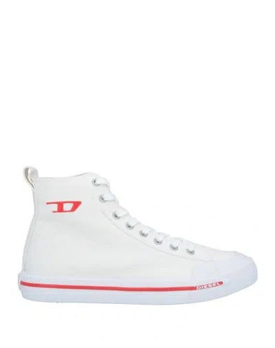 Diesel Man Sneakers White Size 10 Cotton