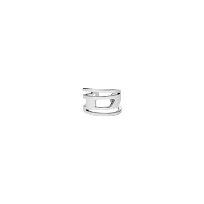 Diesel Men's Stainless Steel Ear Cuff In Silver