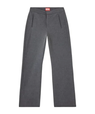 Diesel P-romise-s1 Tailored Pants In Gray