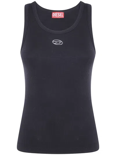 Diesel "t Anki Od" Tank Top In Black