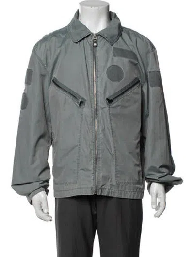 Pre-owned Diesel Utility Jacket In Green/grey