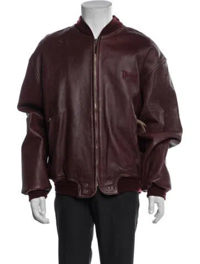 Pre-owned Diesel Vintage 1990's Bomber Jacket In Burgundy