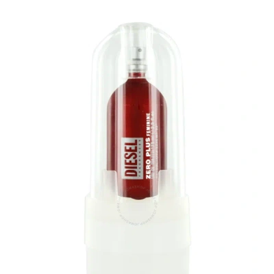Diesel Women's 2.5oz Zero Plus Feminine Edt Spray In Red   / Black / Orange / White