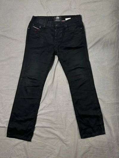 Pre-owned Diesel X Vintage Diesel Vintage Black Denim Pants Streetwear Y2k