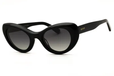 Diff Eyewear Zaria De01-0889-bk Black/grey Gradient Polarized