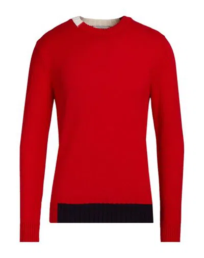 Diktat Man Sweater Red Size S Lambswool, Polyamide