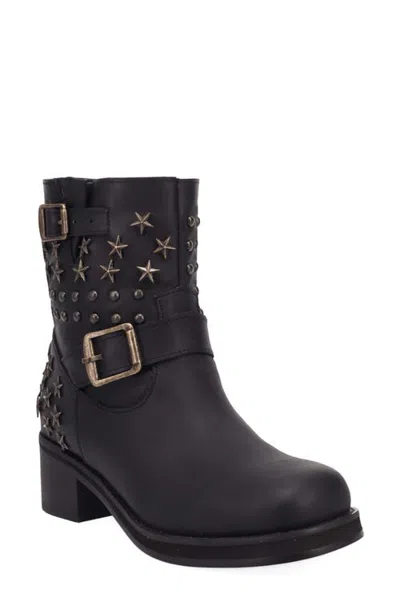 Dingo Rally Leather Bootie In Multi