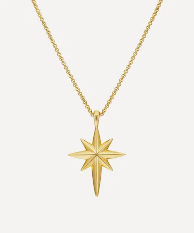 Dinny Hall 18ct Gold-plated Vermeil Silver North Star Pendant Necklace