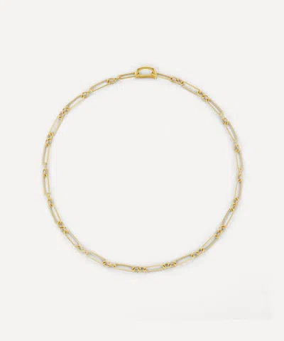 Dinny Hall 18ct Gold-plated Vermeil Silver Personalised Trombone Chain Necklace