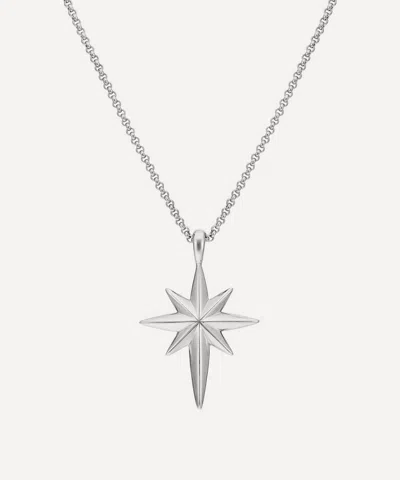 Dinny Hall Sterling Silver North Star Pendant Necklace