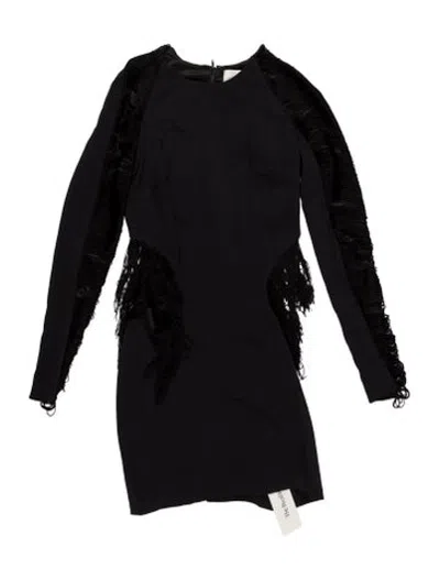 Pre-owned Dion Lee Crew Neck Mini Dress W/ Tags In Blue
