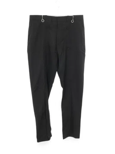 Pre-owned Dior 2010s X Peter Doig Button-details Wool Trousers In Black