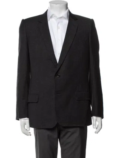 Pre-owned Dior 2011 Tweed Pattern Blazer In Blue