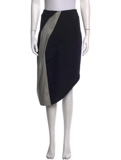 Pre-owned Dior 2013 Midi Length Skirt In Black