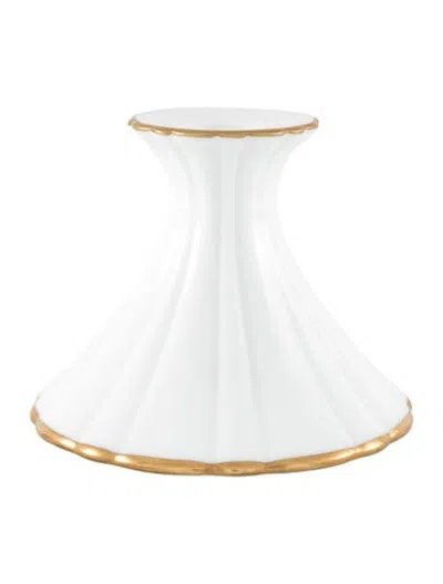 Pre-owned Dior Art De La Table Candlestick In Metallic/white