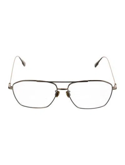 Pre-owned Dior Aviator Eyeglasses In Gold
