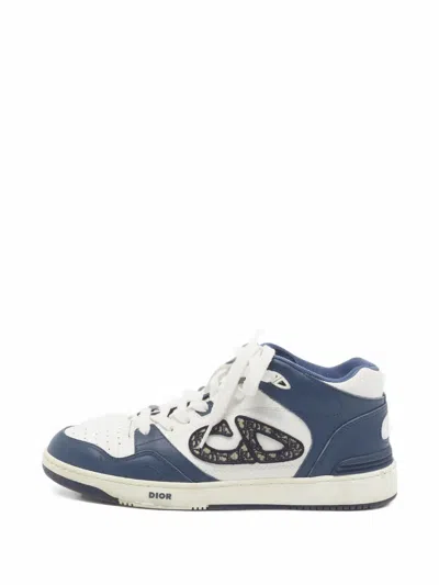 Pre-owned Dior B57 High-top Sneakers In White