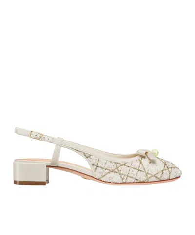 Dior Ballet Slingback Pump In Gold