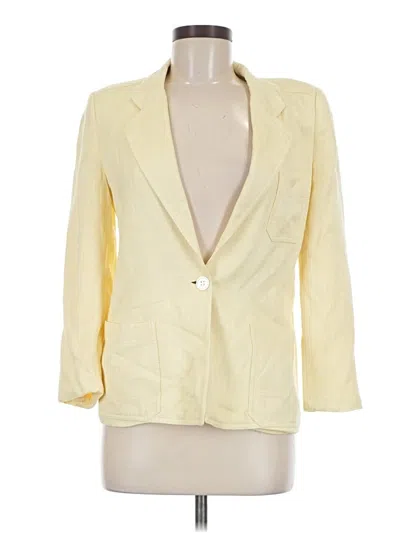 Pre-owned Dior Blazer Jacket In Yellow