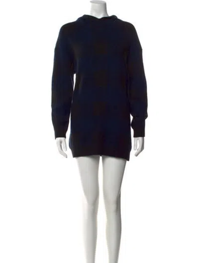 Pre-owned Dior Cashmere Mini Dress In Black