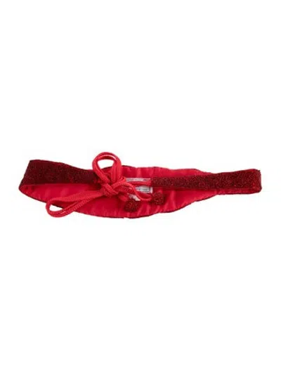 Pre-owned Dior Ceintures Wide Waist Belt In Red