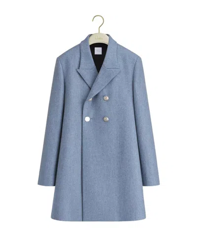 Dior Coat In Blue