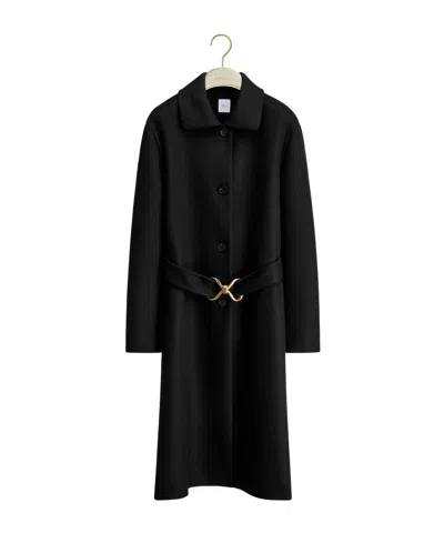 Dior Coat With Belt In Black