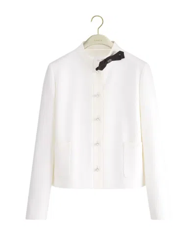 Dior Cropped Jacket In White
