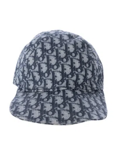 Pre-owned Dior Denim Issimo Baseball Cap In Blue