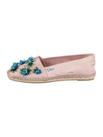 Pre-owned Dior Espadrilles In Pink