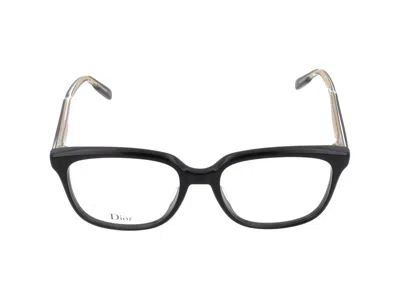 Dior Eyeglasses Ibbon O S1i 1000 53/17/140 In Black