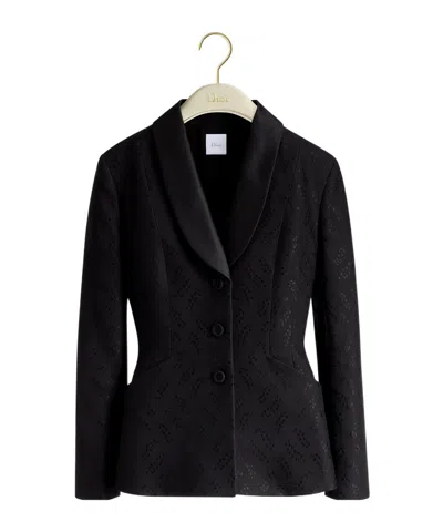 Dior Fitted Jacket In Black