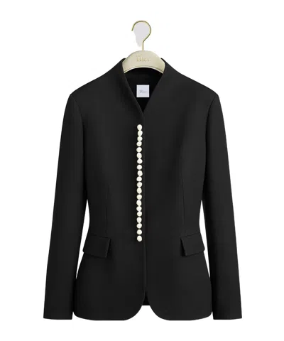 Dior Fitted Jacket In Black