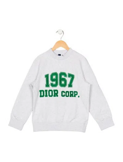 Pre-owned Dior Kid Boy's Long Sleeve Sweatshirt In Grey
