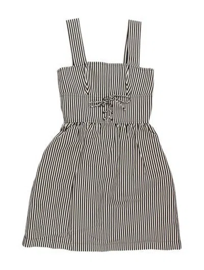 Pre-owned Dior Linen Mini Dress In Black