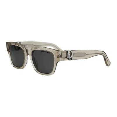 Dior Oblique Mini Crystal Sunglasses In Multi