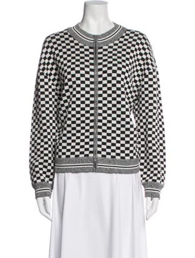 Pre-owned Dior Plaid Print Bomber Jacket In Multicolor