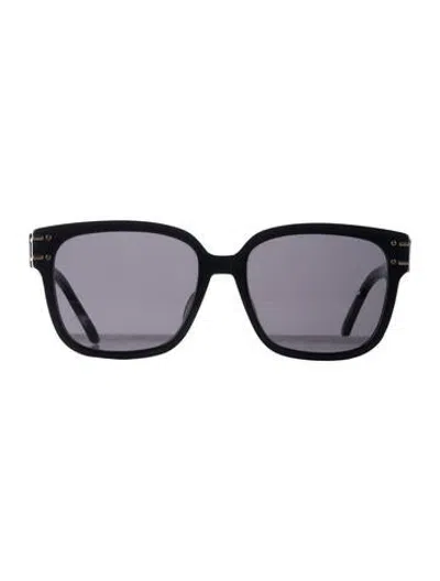Pre-owned Dior Square Tinted Sunglasses In Black