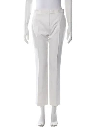 Pre-owned Dior Straight Leg Pants In White