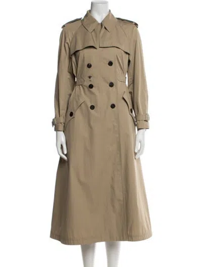 Pre-owned Dior Trench Coat In Neutrals