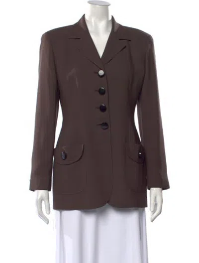 Pre-owned Dior Vintage 1990's Blazer In Green