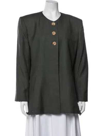Pre-owned Dior Vintage Blazer In Green