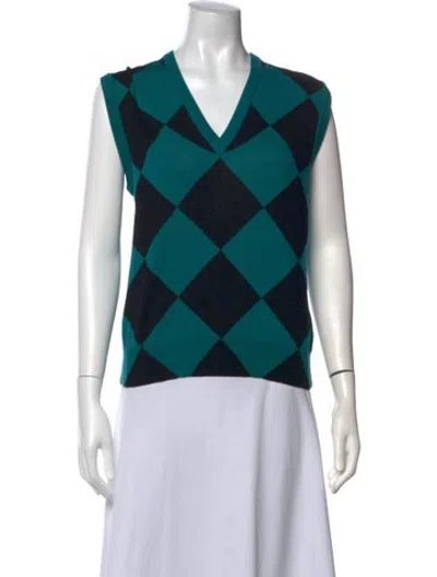 Pre-owned Dior Vintage Christian  Sports Top In Green