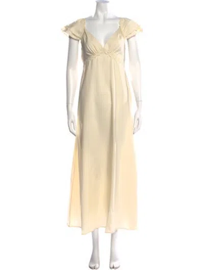 Pre-owned Dior Vintage Late 1960's - Early 1970's Nightgown In Neutrals