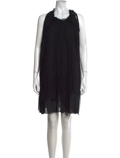 Pre-owned Dior Vintage Mini Dress In Black