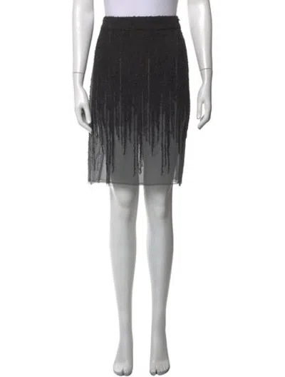 Pre-owned Dior Vintage Mini Skirt In Grey