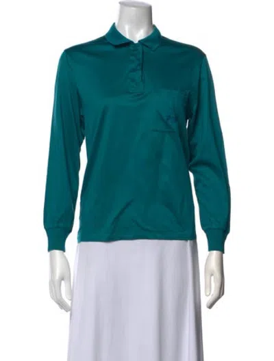 Pre-owned Dior Vintage Sports Polo In Green
