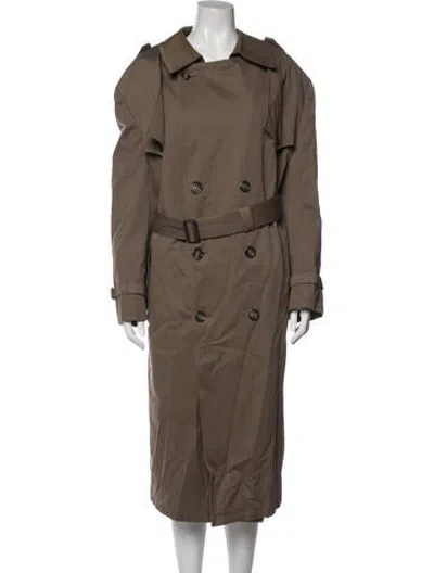 Pre-owned Dior Vintage Trench Coat In Grey