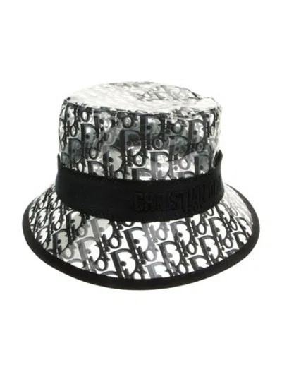 Pre-owned Dior Vinyl Bucket Hat In Clear