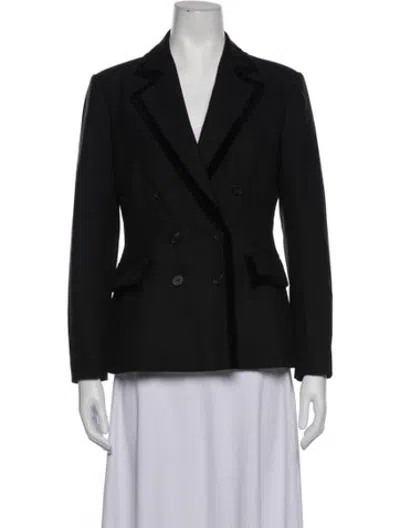 Pre-owned Dior Wool Blazer In Black